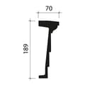 Miniatyrbillede 3 af 4: Arkitrav Profhome 404201 stil moderne