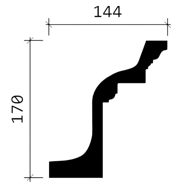 Taklist Profhome 150151 stil tidlös / klassisk