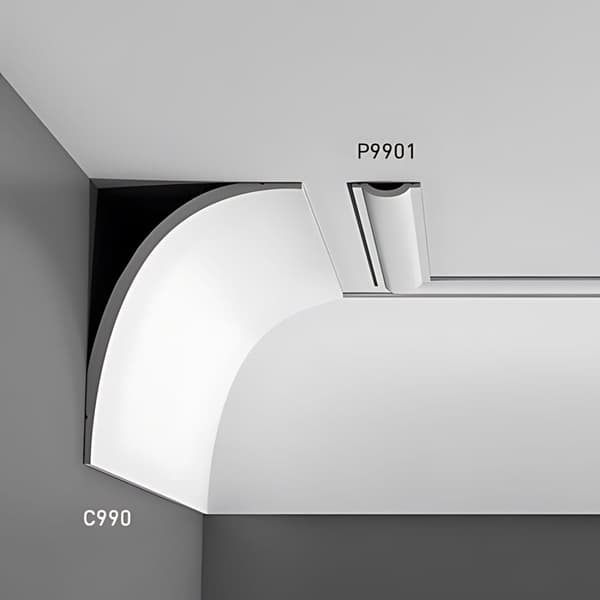 Vägglist Orac Decor LUXXUS P9901 stil tidlös / klassisk