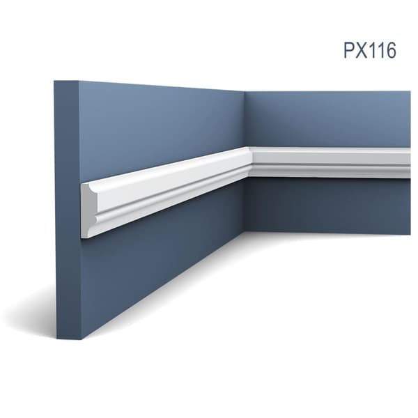 Peitelistat Orac Decor AXXENT PX116-box-10 1 laatikko kanssa 10 listat 20 m