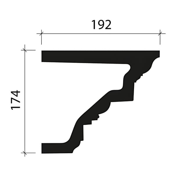 Taklist Profhome 432201 stil tidlös / klassisk