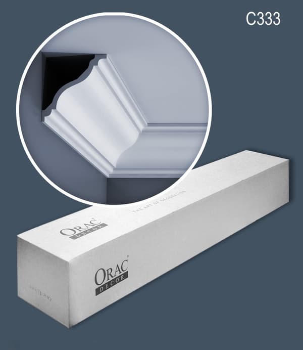 Kattolistat Orac Decor LUXXUS C333-box 1 laatikko kanssa 13 listat 26 m