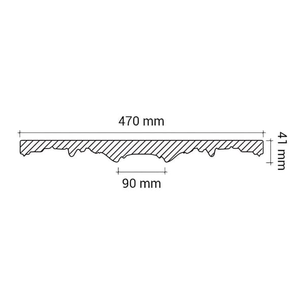 Stuk rosette Profhome 156020 stil Rokoko / Barok