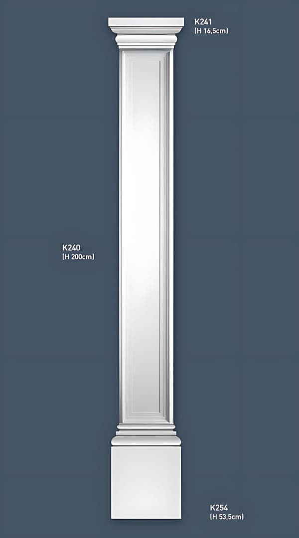Pilaster bas Orac Decor LUXXUS K254 stil tidlös / klassisk