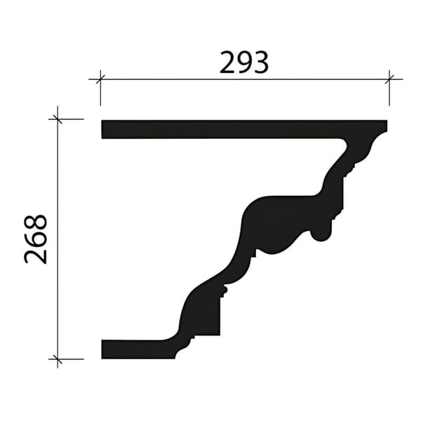 Taklist Profhome 402301 stil tidlös / klassisk