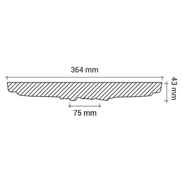 Stuk rosette Profhome 156048 stil Rokoko / Barok