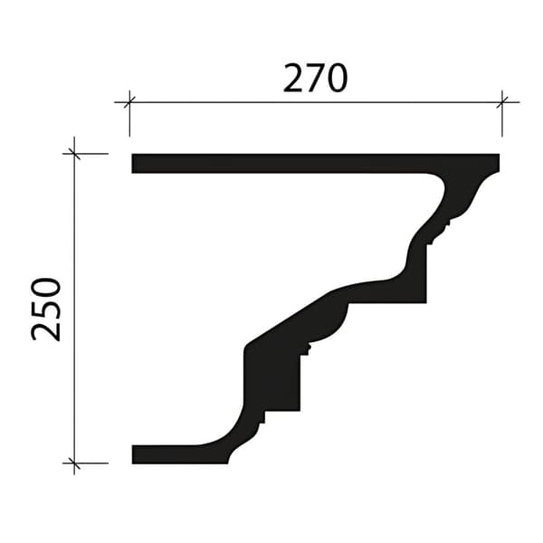 Taklist Profhome 402201 stil tidlös / klassisk