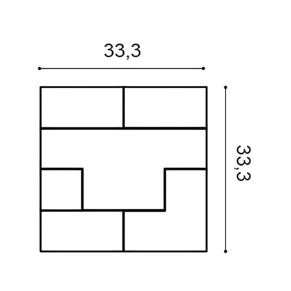 3d vægpanel Orac Decor MODERN W103 stil moderne
