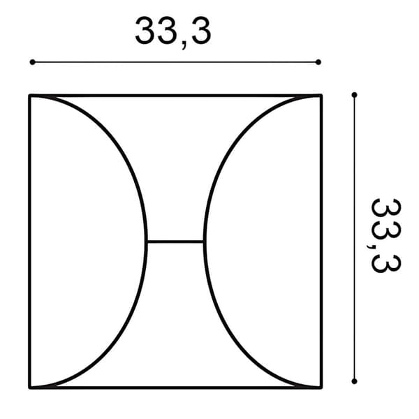 3D-väggpanel Orac Decor MODERN W107 stil modern