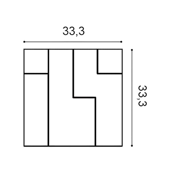 3d vægpanel Orac Decor MODERN W102 stil moderne