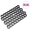 Miniatyrbilde 1 av 7: vidaXL Gressarmeringsmatter 16 stk svart 60x40x3 cm plast