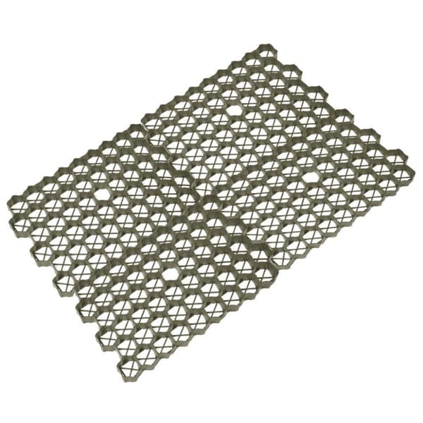 vidaXL græsgitter 16 stk. 60x40x3 cm plastik grøn