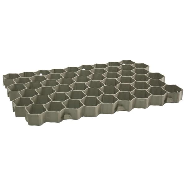 vidaXL græsgitter 16 stk. 60x40x3 cm plastik grøn