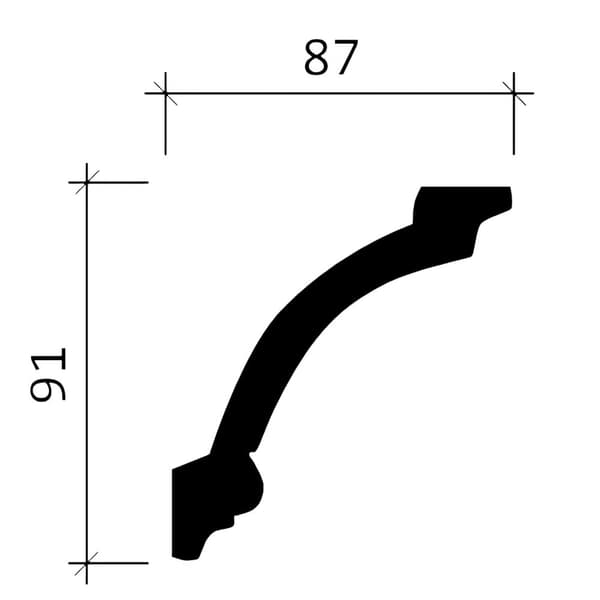 Stuklister Profhome 150125-box 1 kasse med 12 lister 24 m
