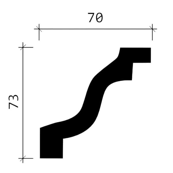 Taklister Profhome 150143-box 1 låda innehåller 16 lister 32 m