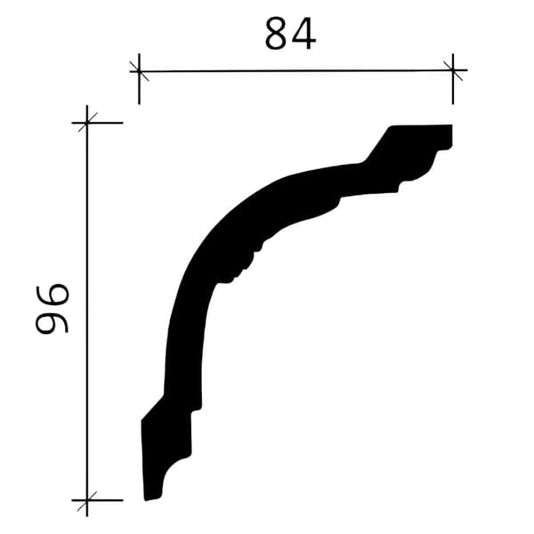 Taklister Profhome 150183-box 1 låda innehåller 10 lister 20 m