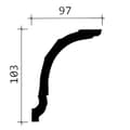 Miniatyrbild 5 av 6: Taklister Profhome 150202-box 1 låda innehåller 6 lister 12 m