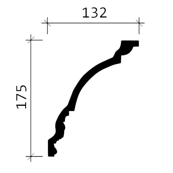 Stuklister Profhome 150256-box 1 kasse med 6 lister 12 m
