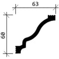 Miniatyrbild 5 av 6: Taklister Profhome 650105-box 1 låda innehåller 24 lister 48 m