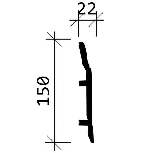 Golvlister Profhome 653102-box 1 låda innehåller 10 lister 20 m