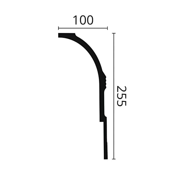 Stuklister NMC ARSTYL AD22-box 1 kasse med 10 lister 20 m