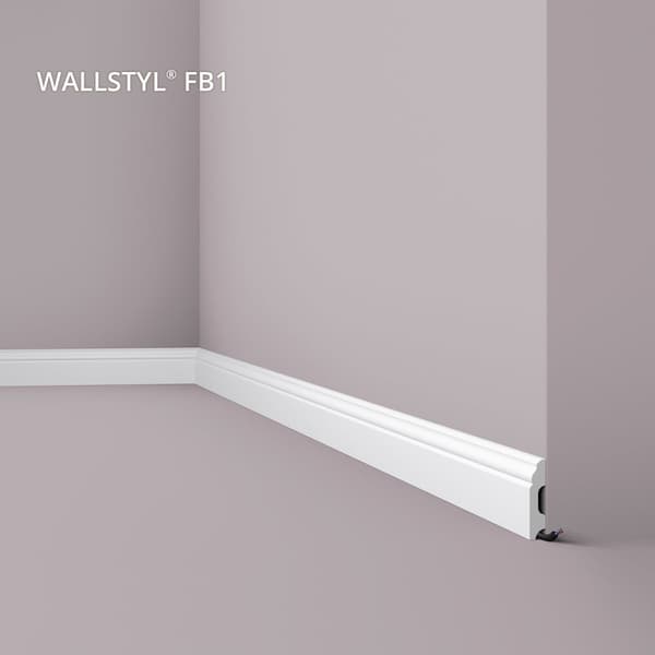 Fodlister NMC WALLSTYL FB1-box 1 kasse med 17 lister 34 m