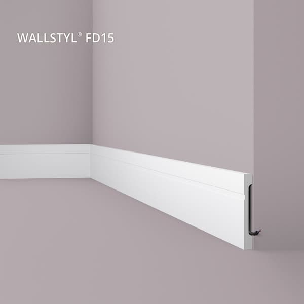 Fodlister NMC WALLSTYL FD15-box 1 kasse med 8 lister 16 m