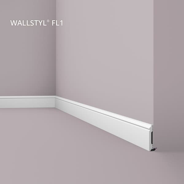 Golvlist NMC WALLSTYL FL1-box 1 låda innehåller 21 lister 42 m