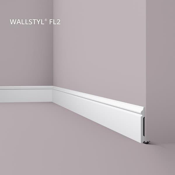 Fodlister NMC WALLSTYL FL2-box 1 kasse med 13 lister 26 m
