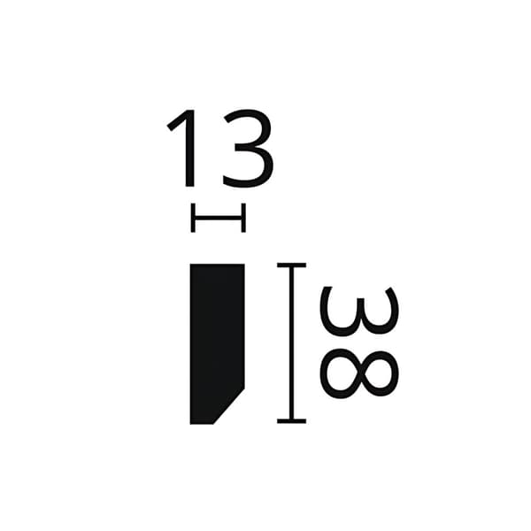 Golvlist NMC WALLSTYL FT1F-box 1 låda innehåller 26 lister 52 m