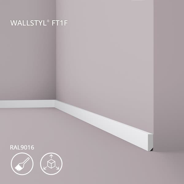 Golvlist NMC WALLSTYL FT1F-box 1 låda innehåller 26 lister 52 m