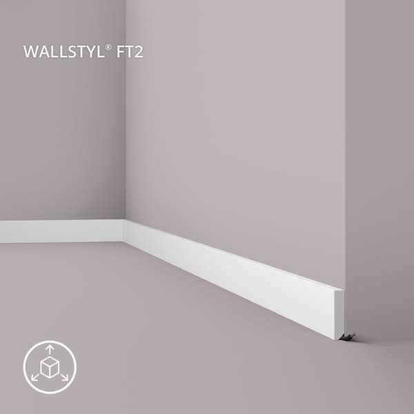 Fodlister NMC WALLSTYL FT2-box 1 kasse med 17 lister 34 m