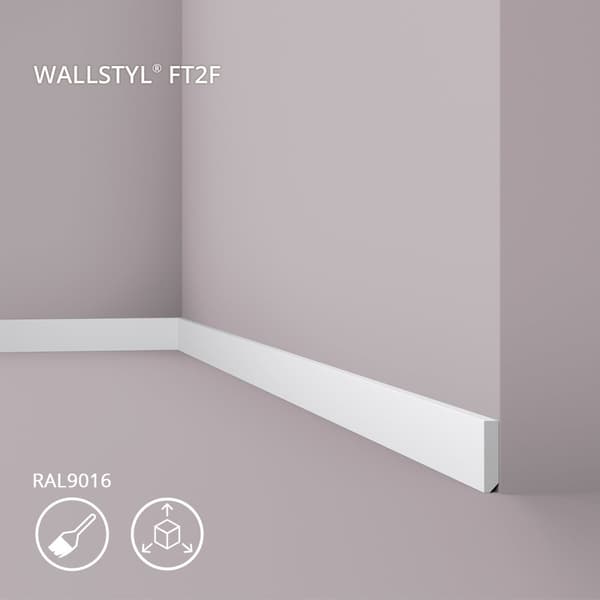 Fodlister NMC WALLSTYL FT2F-box 1 kasse med 17 lister 34 m