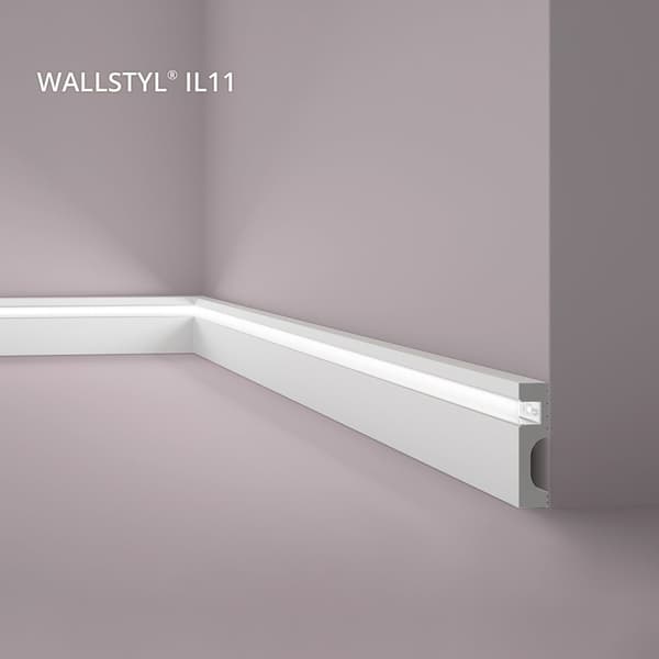 Fodlister NMC WALLSTYL IL11-box 1 kasse med 13 lister 26 m
