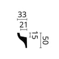 Pikkukuva 3 / 9: Kattolista NMC WALLSTYL IL3-box 1 laatikko kanssa 30 listat 60 m
