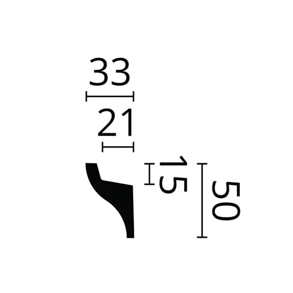 Kattolista NMC WALLSTYL IL3-box 1 laatikko kanssa 30 listat 60 m