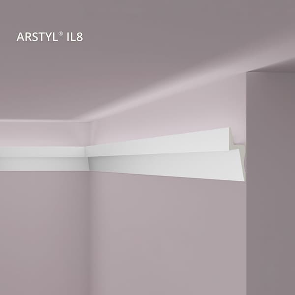 Stuklister NMC ARSTYL IL8-box 1 kasse med 7 lister 14 m
