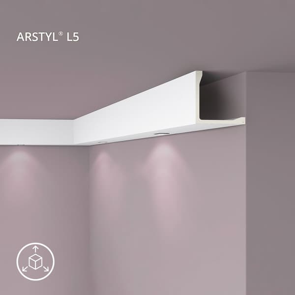 Dækliste NMC ARSTYL L5-box 1 kasse med 3 lister 6 m