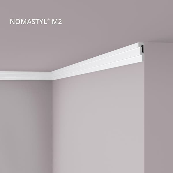 Taklist NMC NOMASTYL M2-box 1 låda innehåller 62 lister 124 m