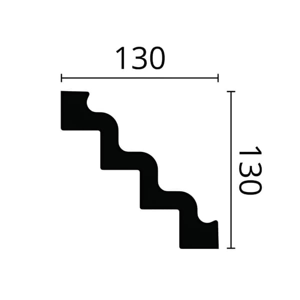Taklist NMC NOMASTYL ST4-box 1 låda innehåller 20 lister 40 m