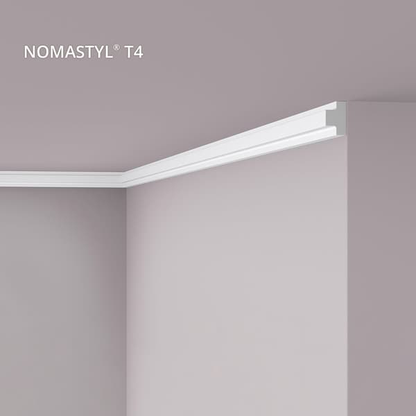 Vägglist NMC NOMASTYL T4-box 1 låda innehåller 85 lister 170 m