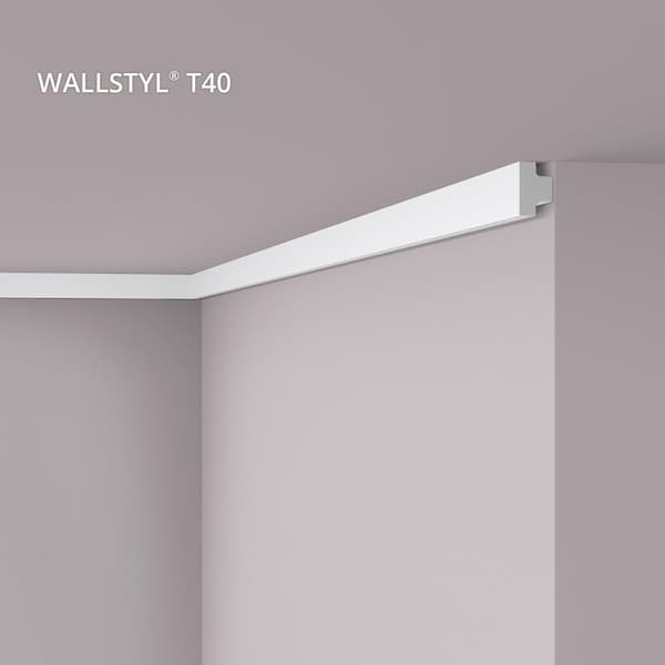 Vægliste NMC WALLSTYL T40-box 1 kasse med 50 lister 100 m