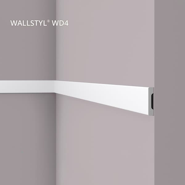 Vägglist NMC WALLSTYL WD4-box 1 låda innehåller 32 lister 64 m