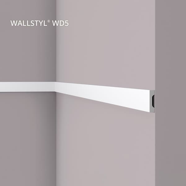 Vägglist NMC WALLSTYL WD5-box 1 låda innehåller 36 lister 72 m