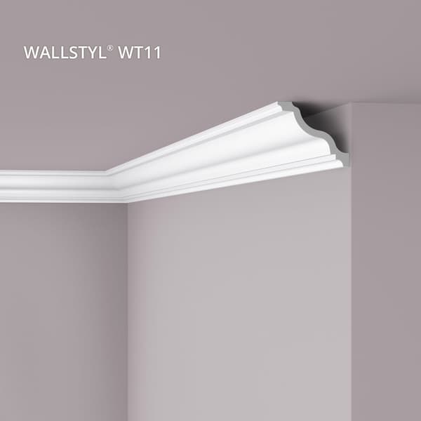 Stuklister NMC WALLSTYL WT11-box 1 kasse med 6 lister 12 m