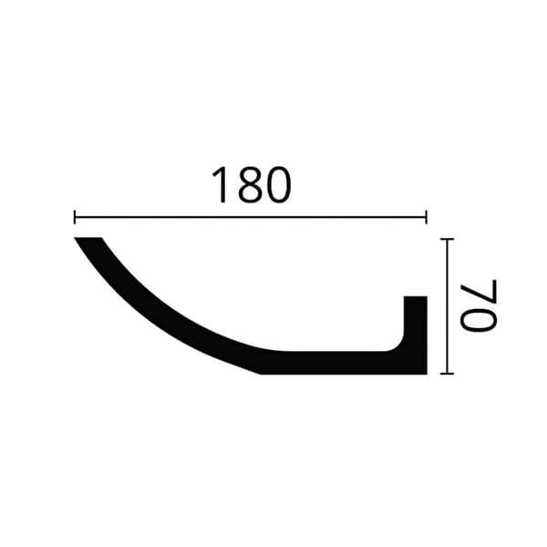 Stuklister NMC WALLSTYL WT4-box 1 kasse med 4 lister 8 m