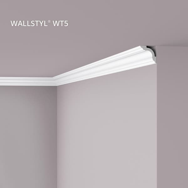 Taklist NMC WALLSTYL WT5-box 1 låda innehåller 24 lister 48 m