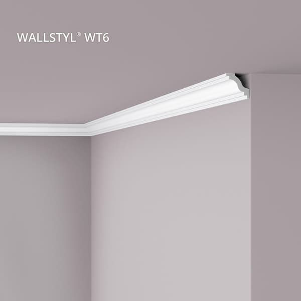 Taklist NMC WALLSTYL WT6-box 1 låda innehåller 37 lister 74 m