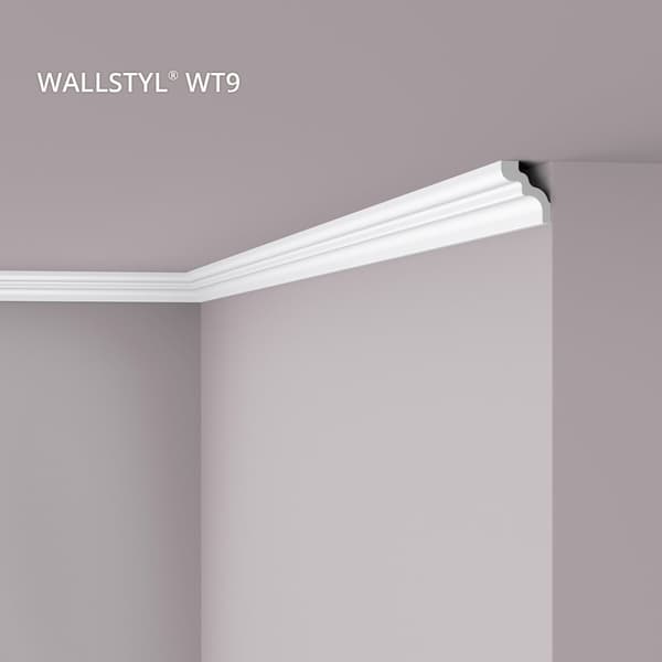 Taklist NMC WALLSTYL WT9-box 1 låda innehåller 28 lister 56 m