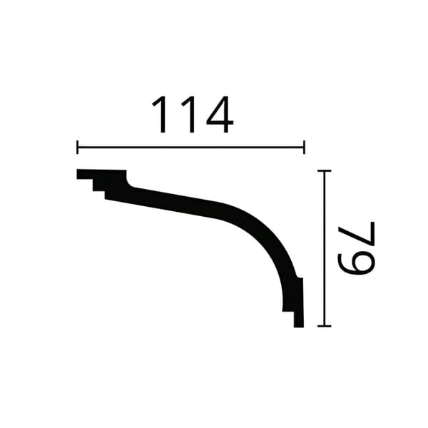 Taklist NMC ARSTYL Z17-box 1 låda innehåller 24 lister 48 m